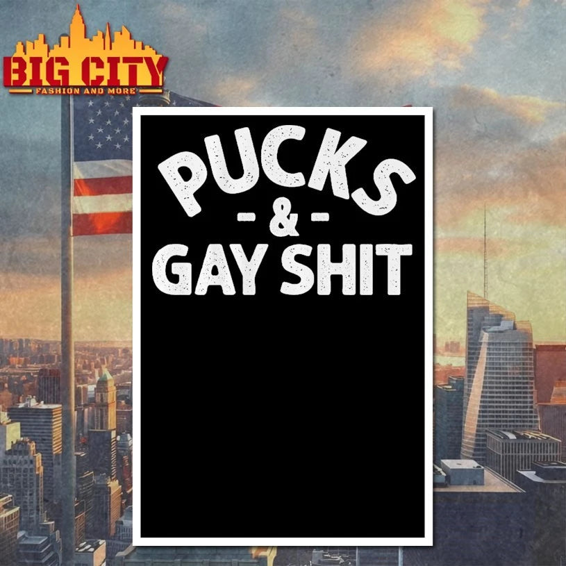 Sarah Spain Pucks Gay Shit - Adult & Kids T-Shirts, Sweatshirts & Hoodies apparel design preview 4