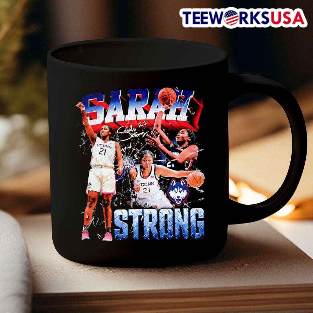Sarah Strong UConn women's basketball 90s retro - Adult & Kids T-Shirts, Sweatshirts & Hoodies apparel design preview 3