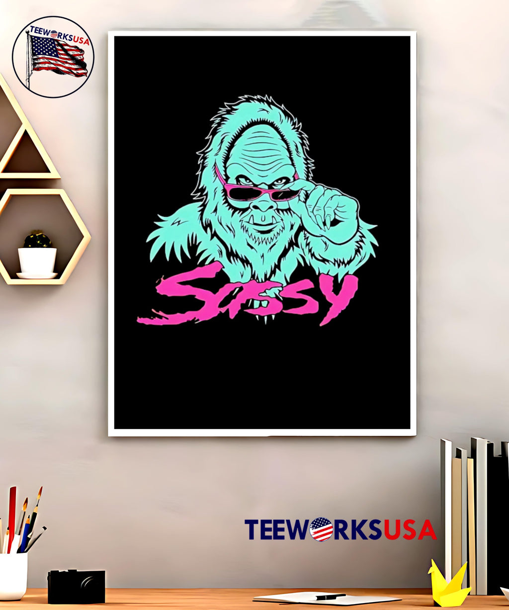 Sassy Bigfoot High Quality - Adult & Kids T-Shirts, Sweatshirts & Hoodies apparel design preview 5