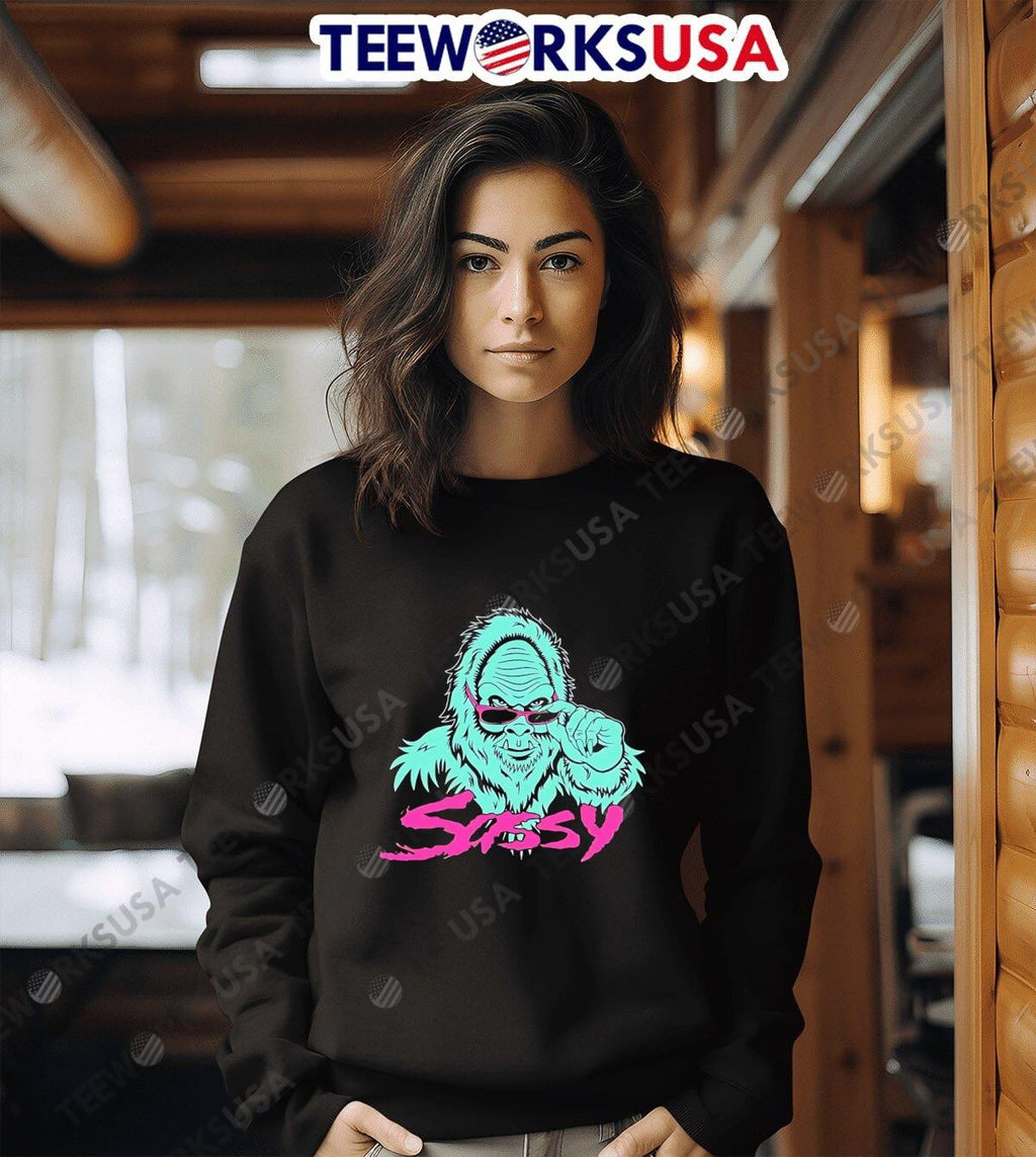 Sassy Bigfoot High Quality - Adult & Kids T-Shirts, Sweatshirts & Hoodies apparel design preview 6