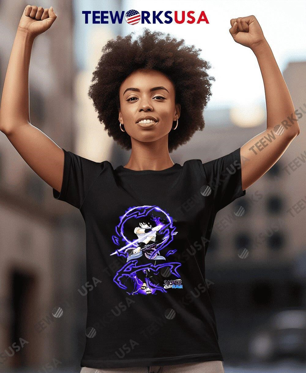 Sasuke swordsmanship - Adult & Kids T-Shirts, Sweatshirts & Hoodies apparel design preview 7