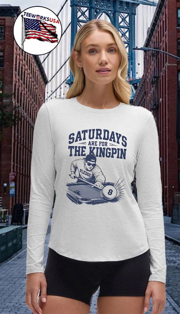 Saturdays Are For The Kingpin 8-Ball Pablo - Adult & Kids T-Shirts, Sweatshirts & Hoodies apparel design preview 4