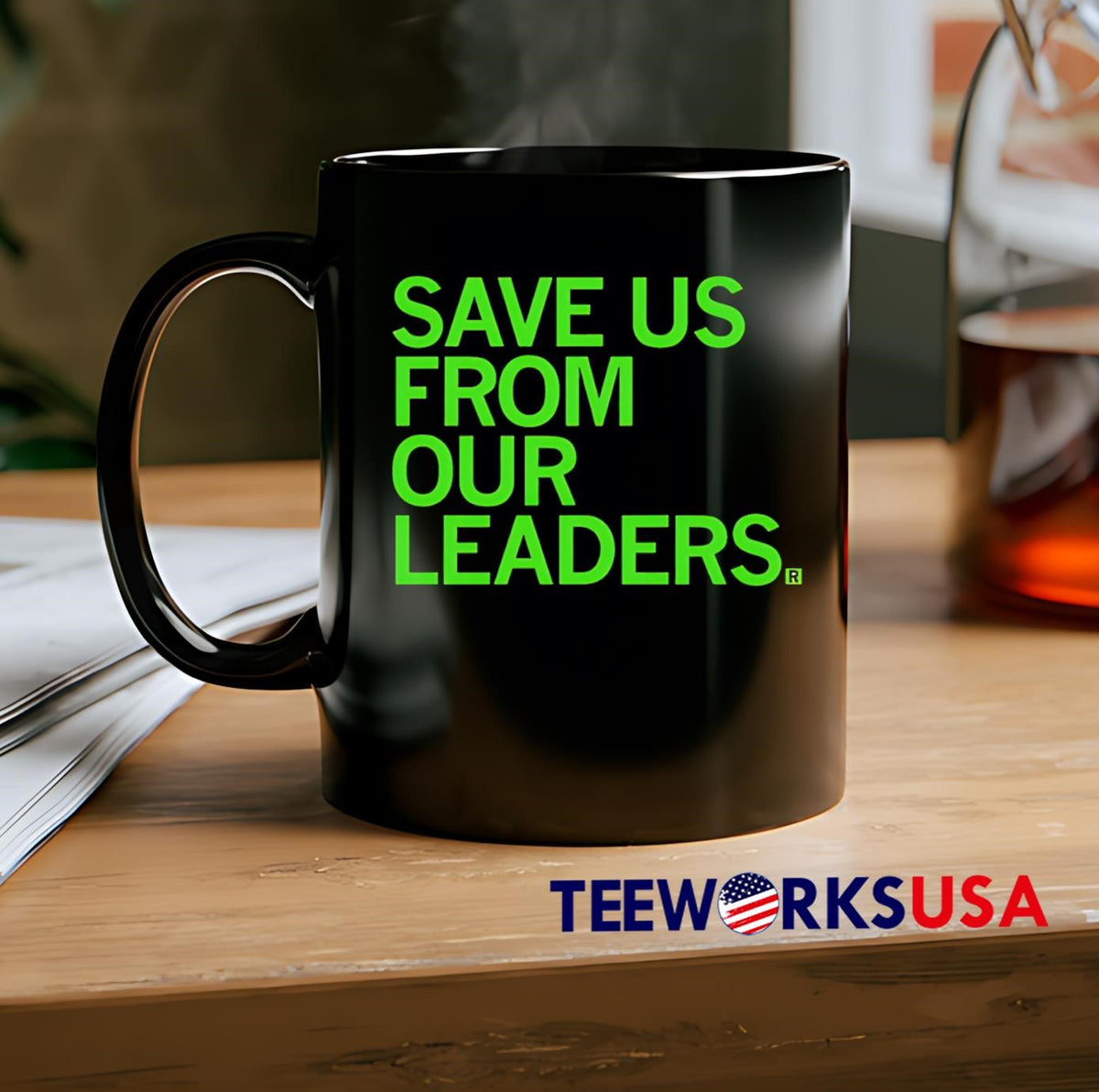 Save Us From Our Leaders - Adult & Kids T-Shirts, Sweatshirts & Hoodies apparel design preview 2