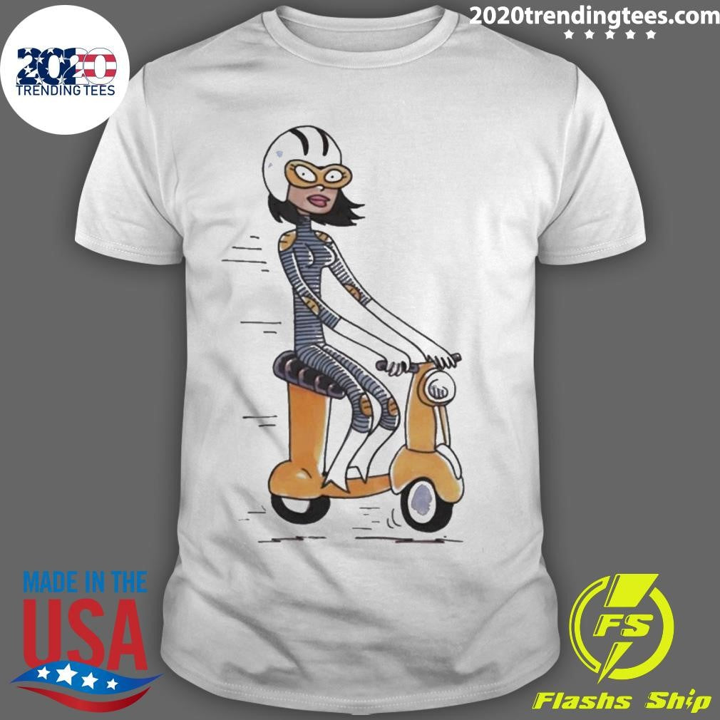 Scooter Girl - Adult & Kids T-Shirts, Sweatshirts & Hoodies apparel design preview 1