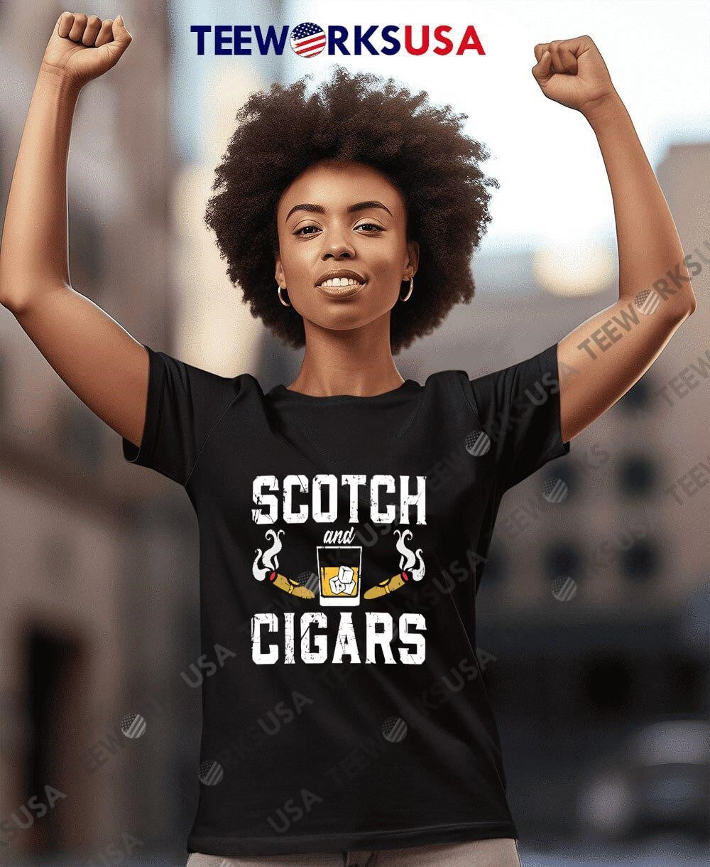 Scotch and Cigars retro - Adult & Kids T-Shirts, Sweatshirts & Hoodies apparel design preview 7