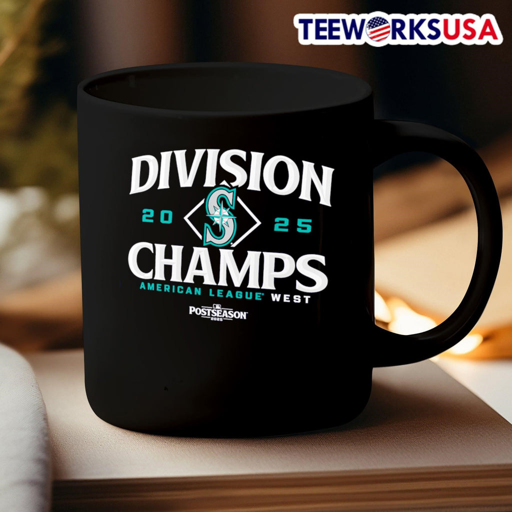 Seattle Mariners 2025 AL West Division Champions - Adult & Kids T-Shirts, Sweatshirts & Hoodies apparel design preview 3