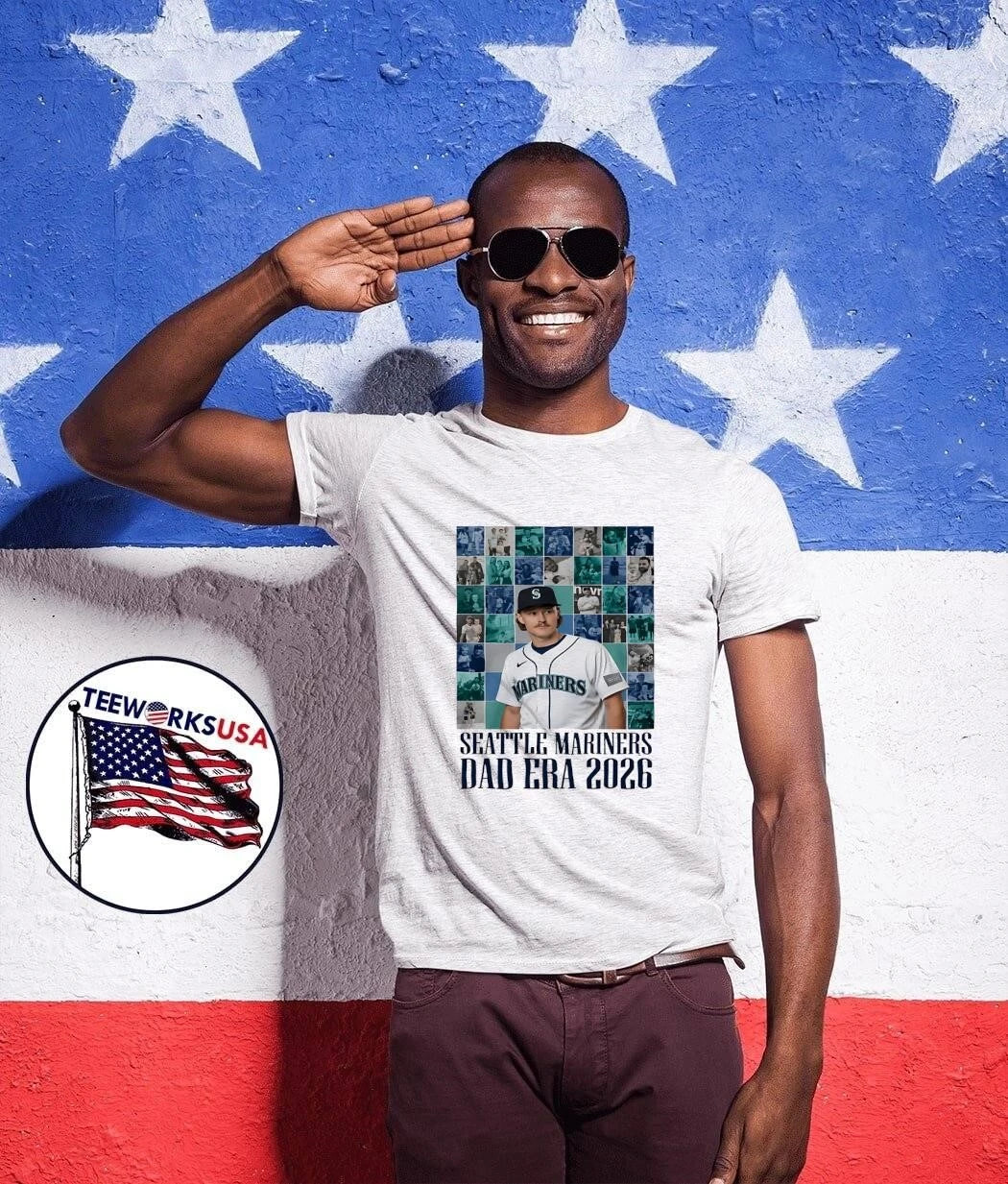 Seattle Mariners Dad Era 2026 - Adult & Kids T-Shirts, Sweatshirts & Hoodies apparel design preview 1
