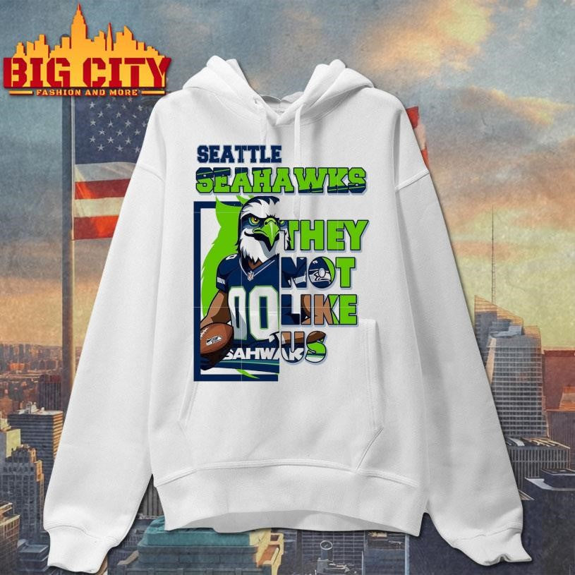 Seattle Seahawks they not like us - Adult & Kids T-Shirts, Sweatshirts & Hoodies apparel design preview 2