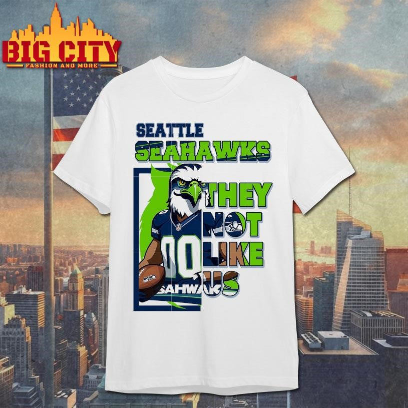 Seattle Seahawks they not like us - Adult & Kids T-Shirts, Sweatshirts & Hoodies apparel design preview 1
