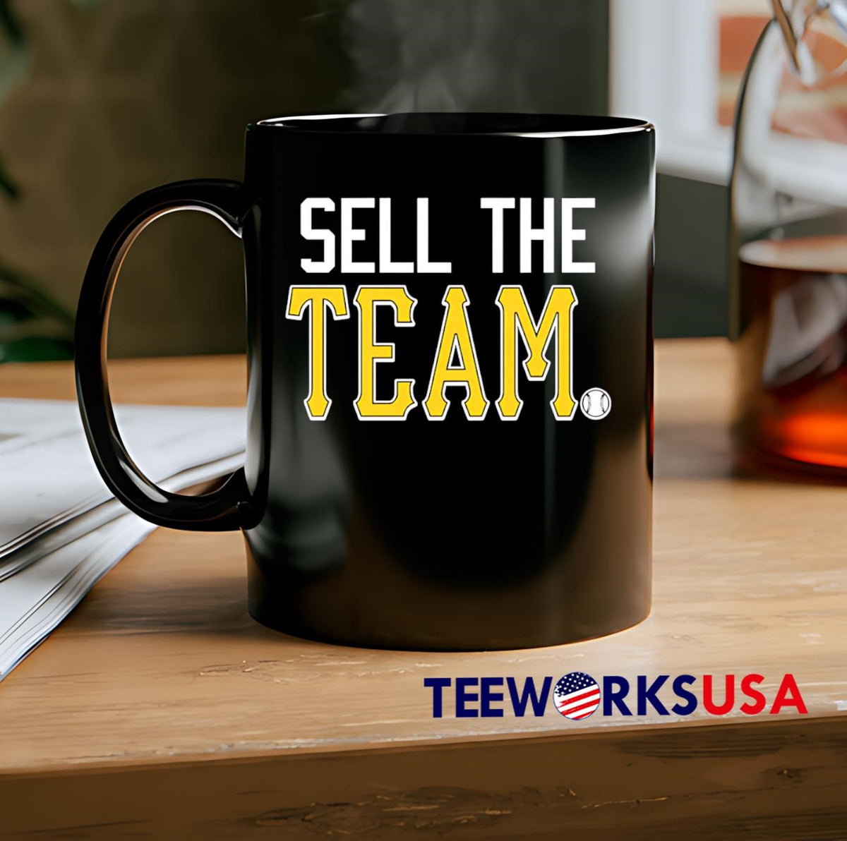 Sell the team baseball - Adult & Kids T-Shirts, Sweatshirts & Hoodies apparel design preview 2