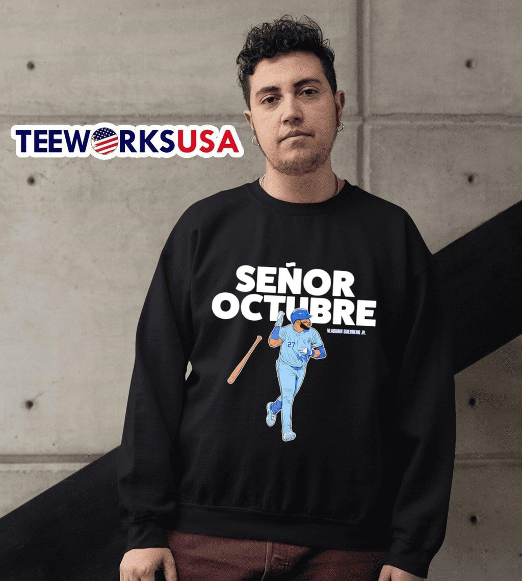 Señor Octubre Vladdy Jr - Adult & Kids T-Shirts, Sweatshirts & Hoodies apparel design preview 6