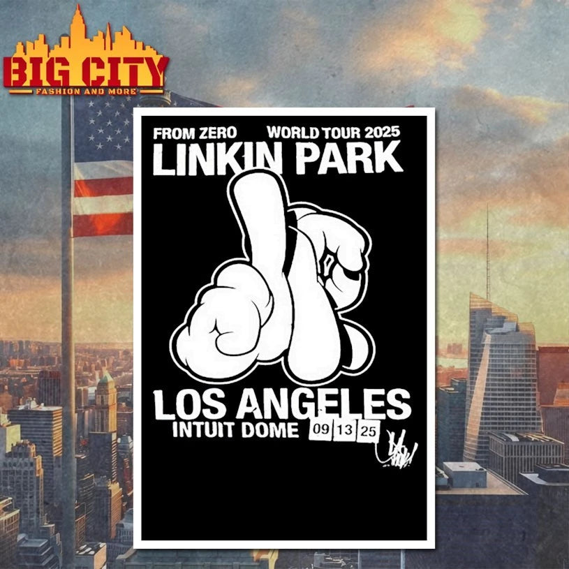 Sept 13, 2025 Linkin Park Intuit Dome, Los Angeles, - Adult & Kids T-Shirts, Sweatshirts & Hoodies apparel design preview 4