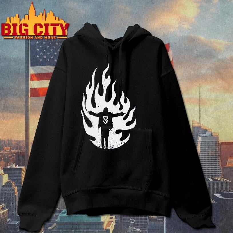 Seth rollins flames - Adult & Kids T-Shirts, Sweatshirts & Hoodies apparel design preview 2
