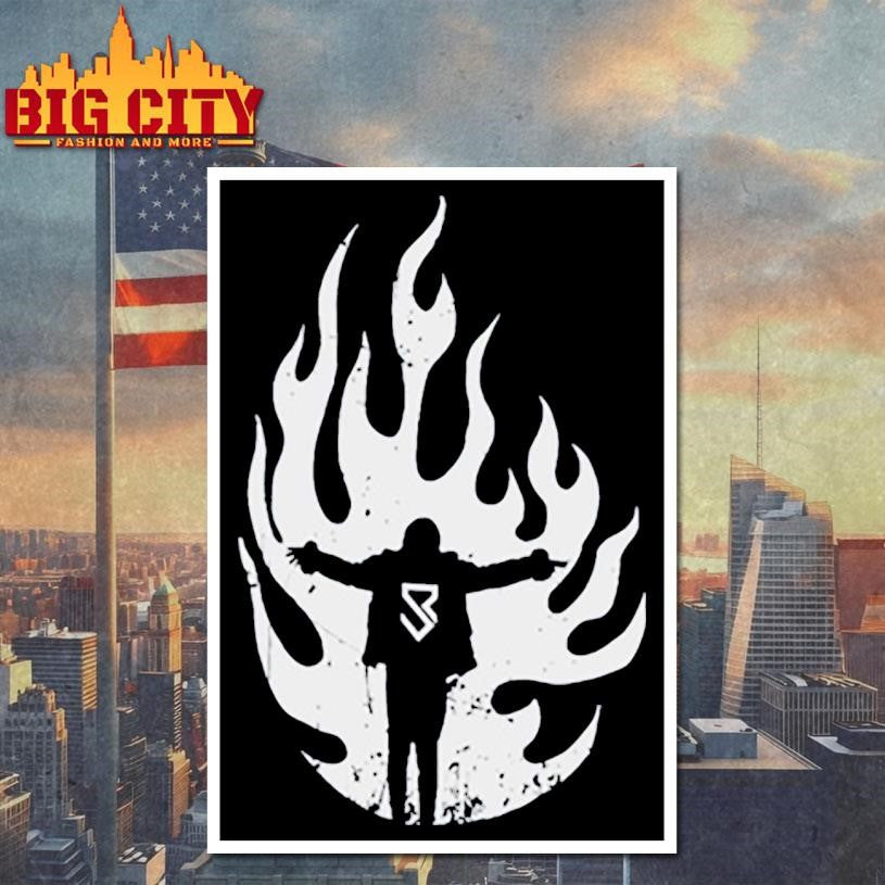 Seth rollins flames - Adult & Kids T-Shirts, Sweatshirts & Hoodies apparel design preview 4