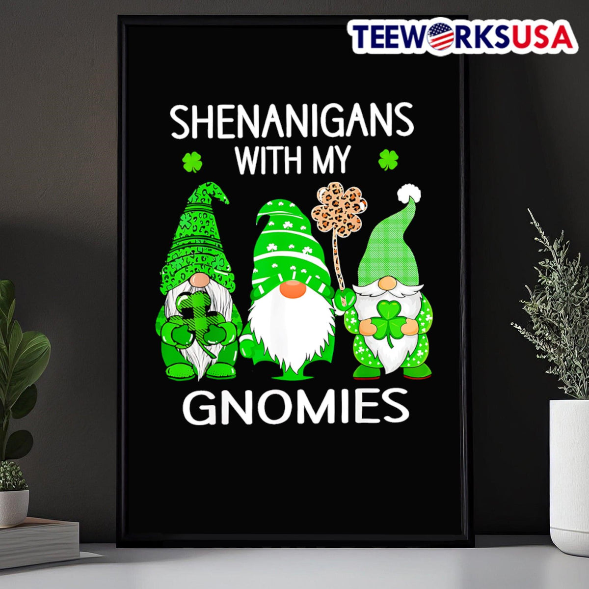 Shenanigans with my gnomies - Adult & Kids T-Shirts, Sweatshirts & Hoodies apparel design preview 5