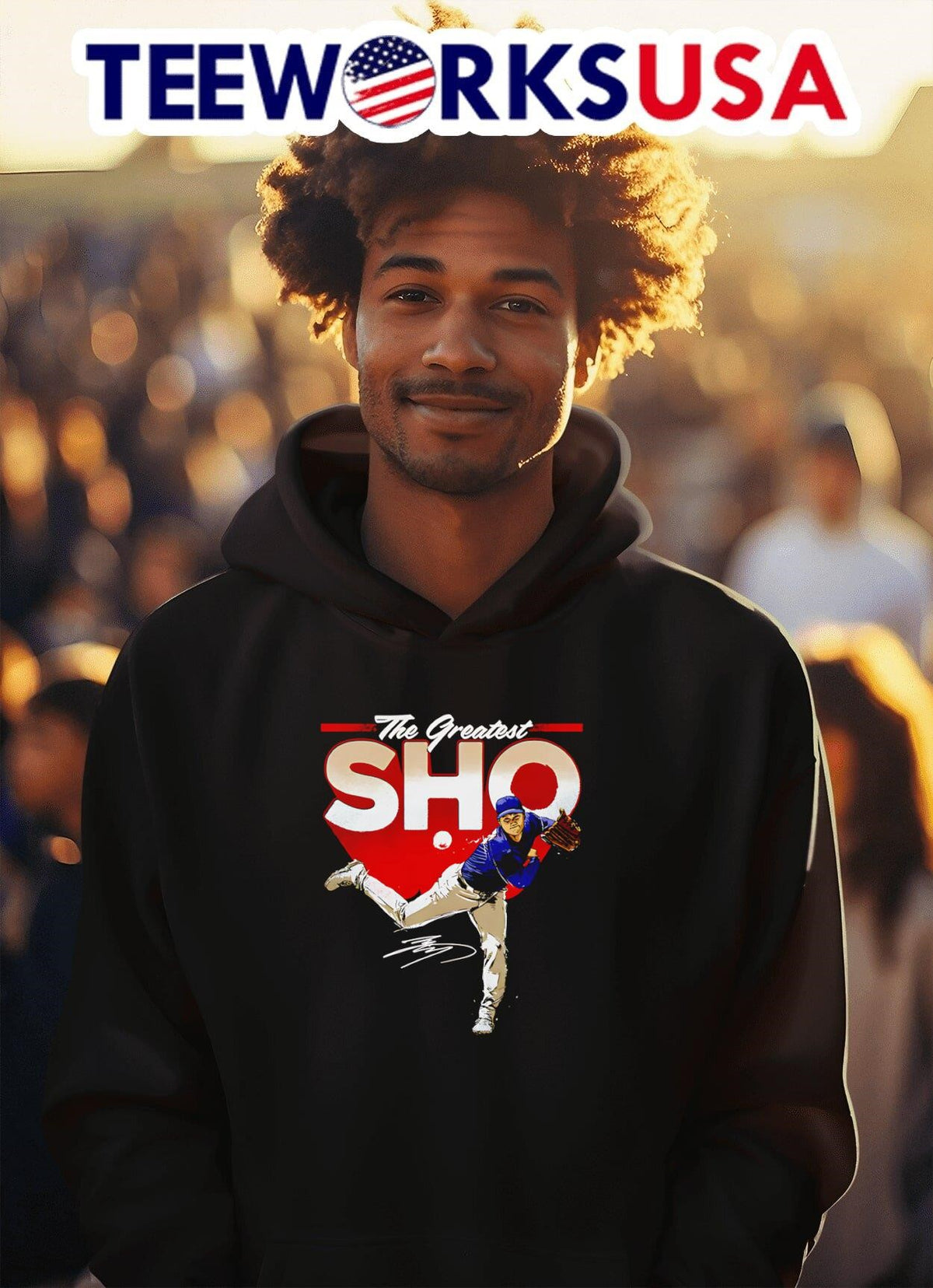 Shohei Ohtani Los Angeles Dodgers the greatest Sho - Adult & Kids T-Shirts, Sweatshirts & Hoodies apparel design preview 2