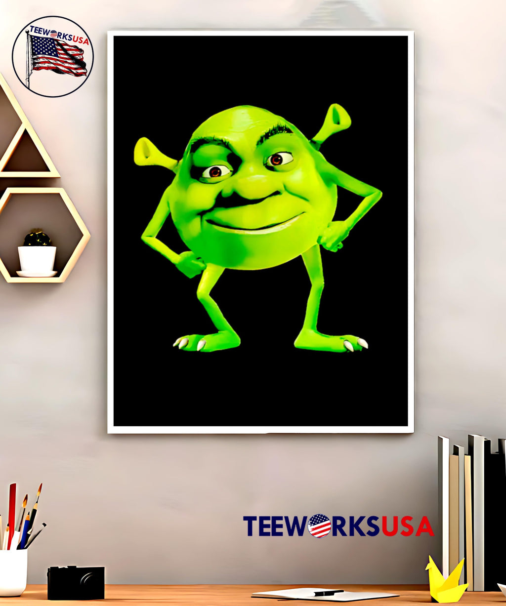 Shrek Meme Face - Adult & Kids T-Shirts, Sweatshirts & Hoodies apparel design preview 5