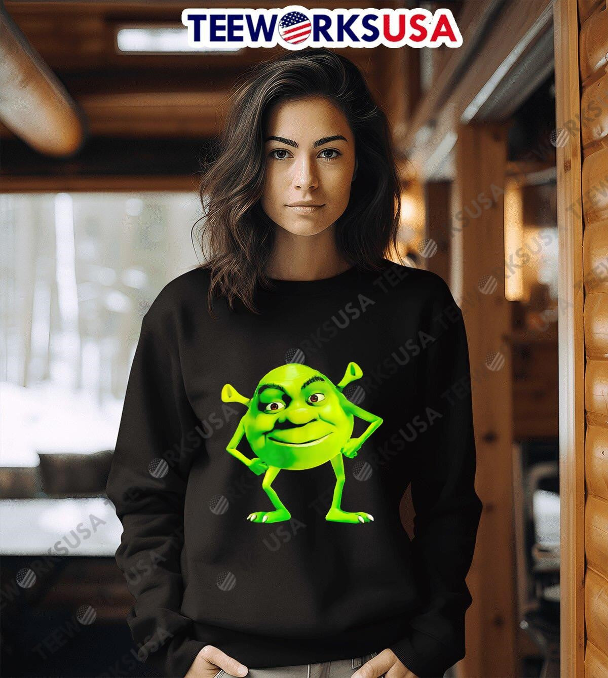 Shrek Meme Face - Adult & Kids T-Shirts, Sweatshirts & Hoodies apparel design preview 6