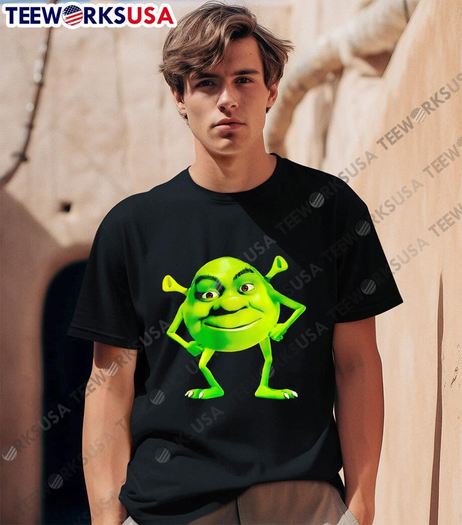 Shrek Meme Face - Adult & Kids T-Shirts, Sweatshirts & Hoodies apparel design preview 1