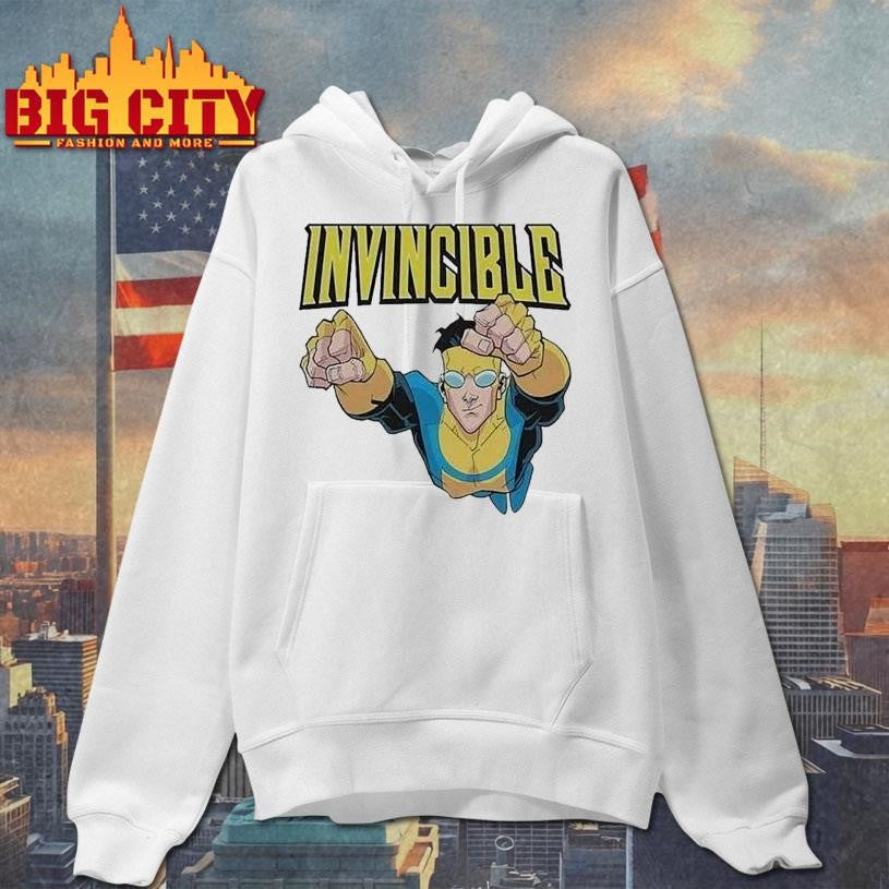 Simon Pegg Wearing Mark Grayson Paul Invincible - Adult & Kids T-Shirts, Sweatshirts & Hoodies apparel design preview 2