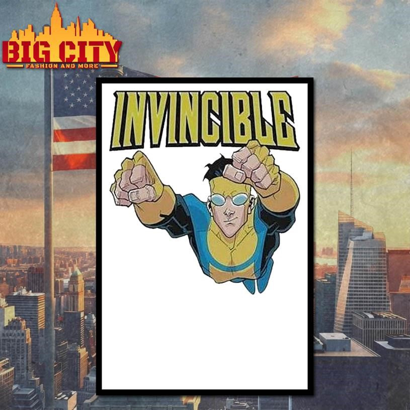 Simon Pegg Wearing Mark Grayson Paul Invincible - Adult & Kids T-Shirts, Sweatshirts & Hoodies apparel design preview 4