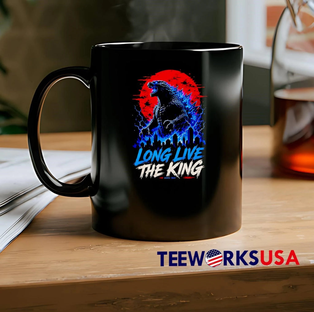 Since 1954 Godzilla Roaring Long Live The King City - Adult & Kids T-Shirts, Sweatshirts & Hoodies apparel design preview 2