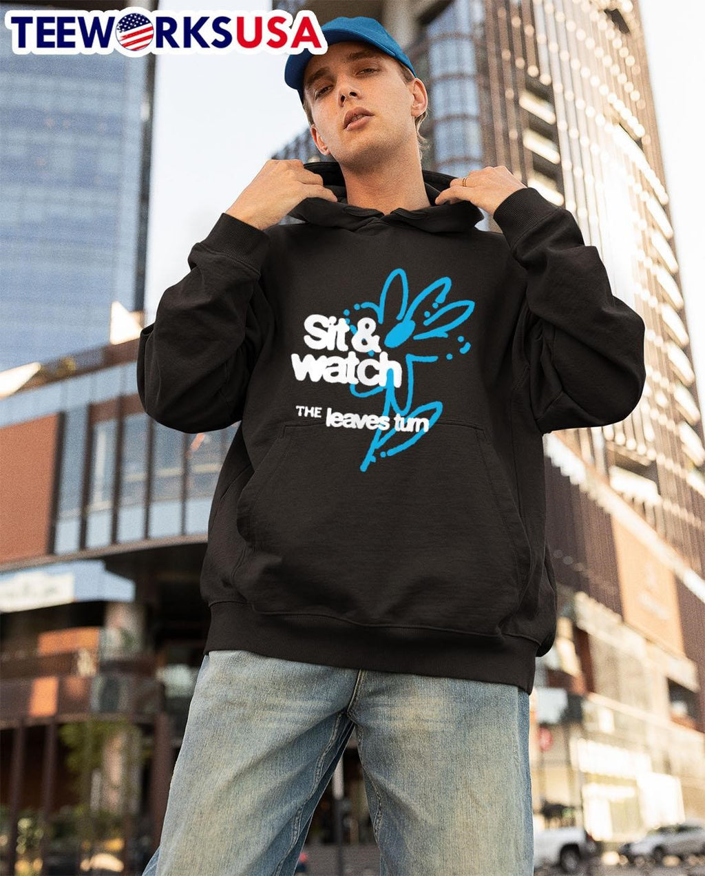 Sit and watch the leaves turn - Adult & Kids T-Shirts, Sweatshirts & Hoodies apparel design preview 3