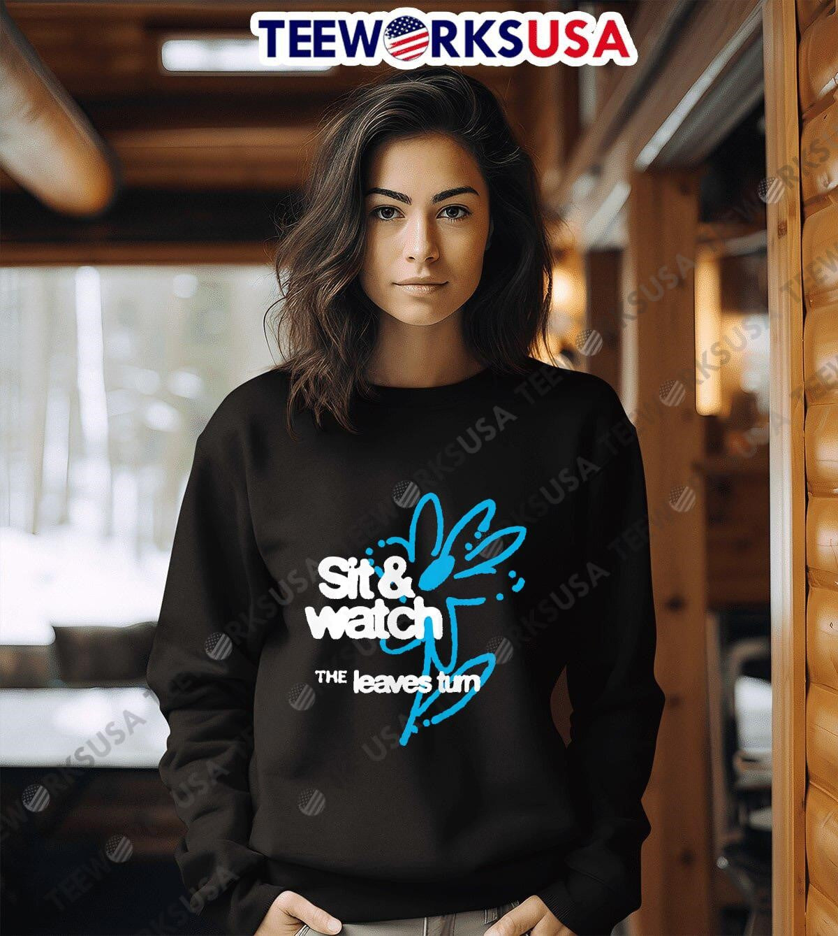 Sit and watch the leaves turn - Adult & Kids T-Shirts, Sweatshirts & Hoodies apparel design preview 6