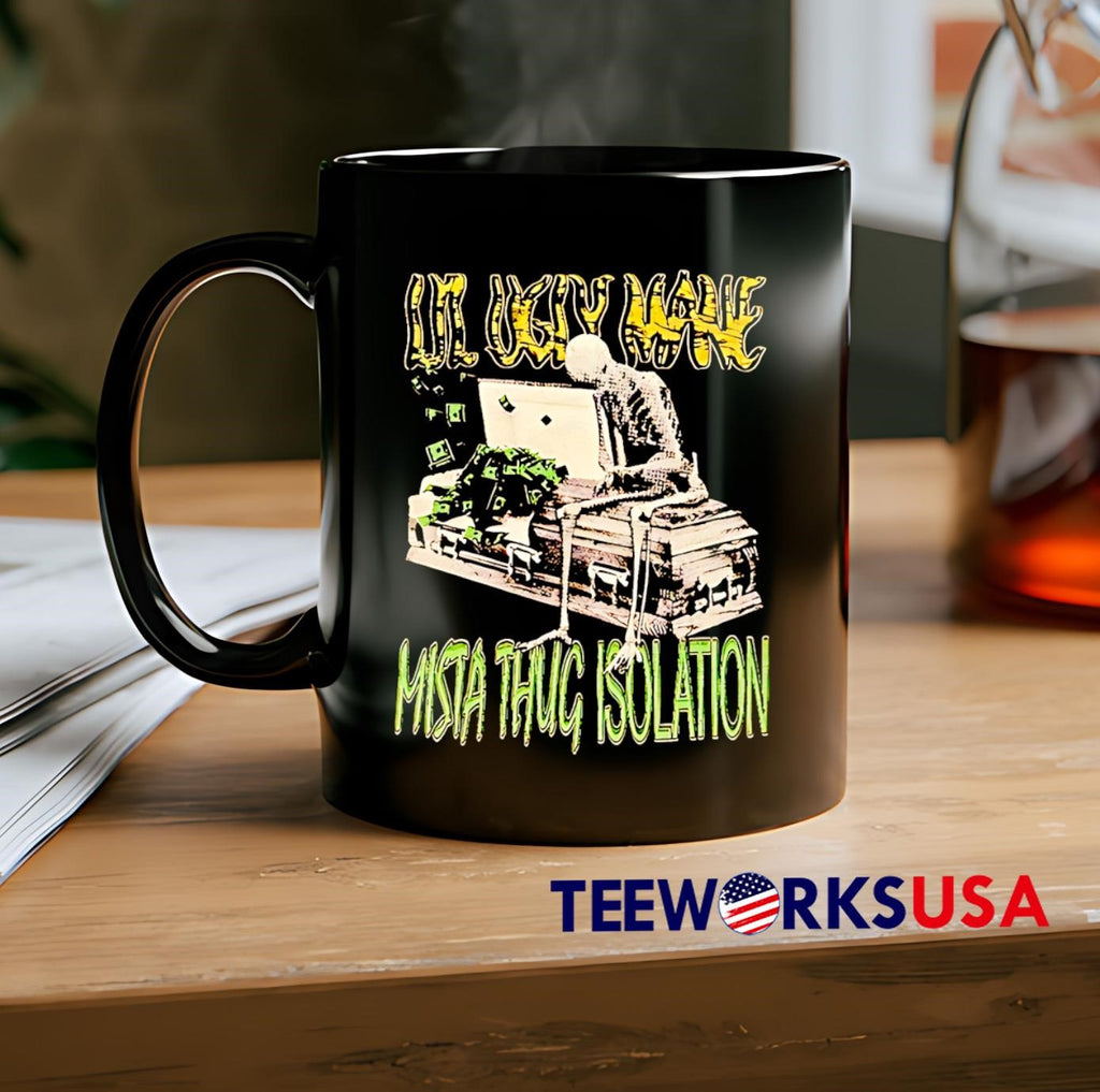 Skeleton Lil Ugly Mane Mista Thug Isolation - Adult & Kids T-Shirts, Sweatshirts & Hoodies apparel design preview 2