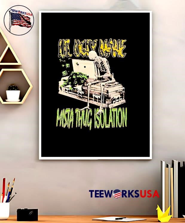Skeleton Lil Ugly Mane Mista Thug Isolation - Adult & Kids T-Shirts, Sweatshirts & Hoodies apparel design preview 5
