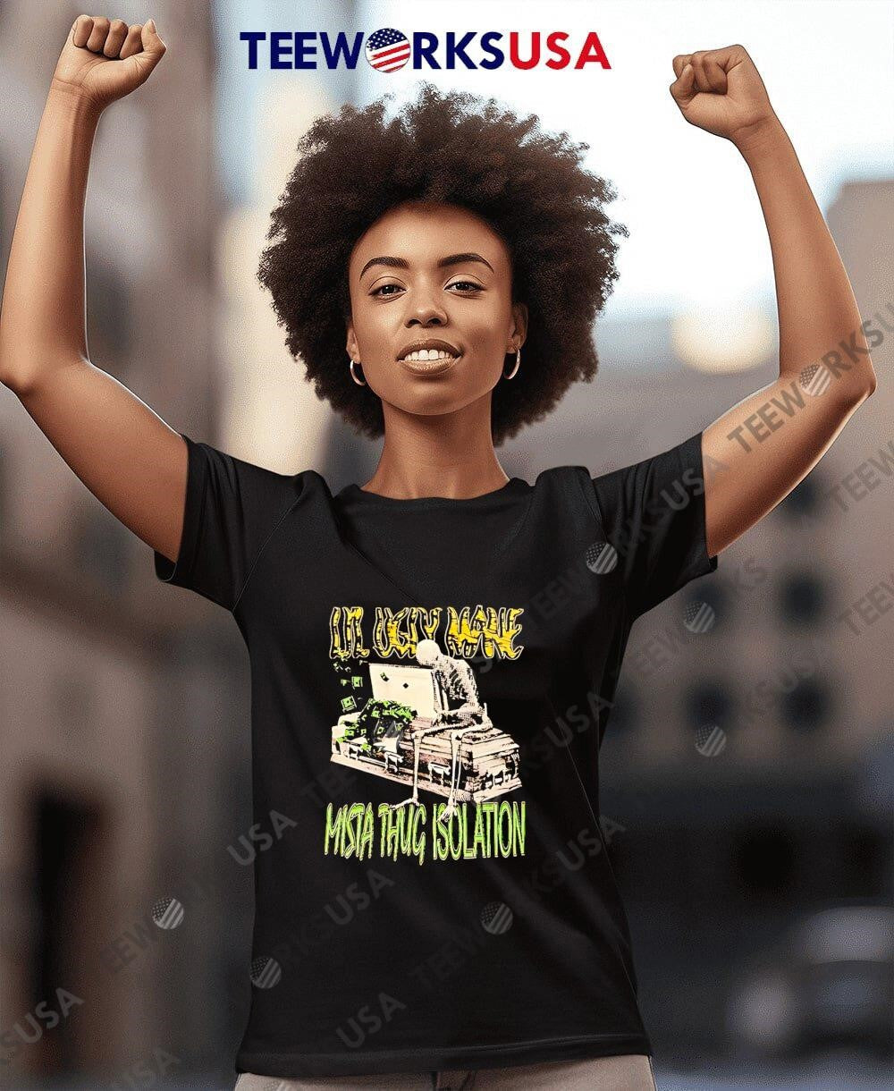 Skeleton Lil Ugly Mane Mista Thug Isolation - Adult & Kids T-Shirts, Sweatshirts & Hoodies apparel design preview 8
