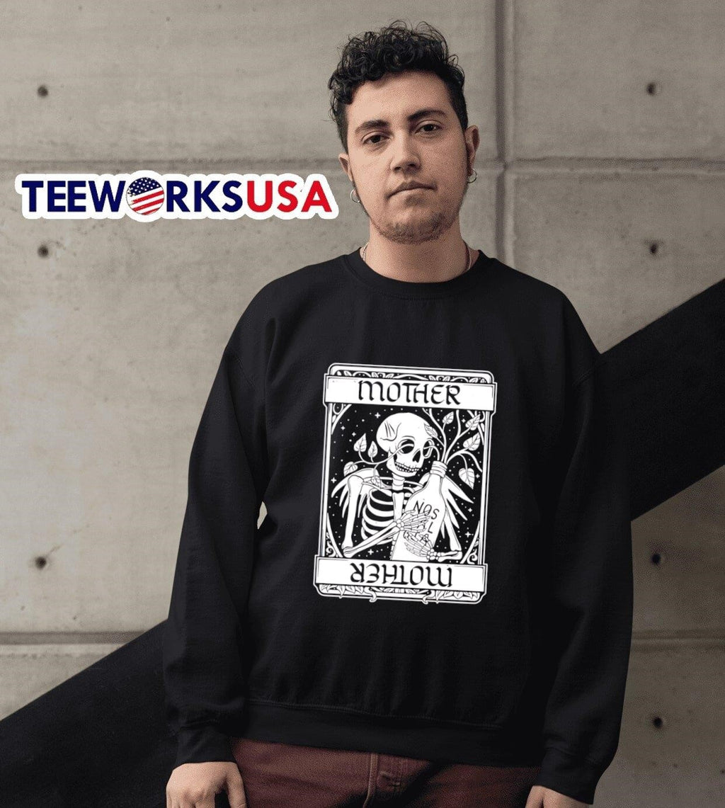 Skeleton Mother Tarot Card - Adult & Kids T-Shirts, Sweatshirts & Hoodies apparel design preview 6