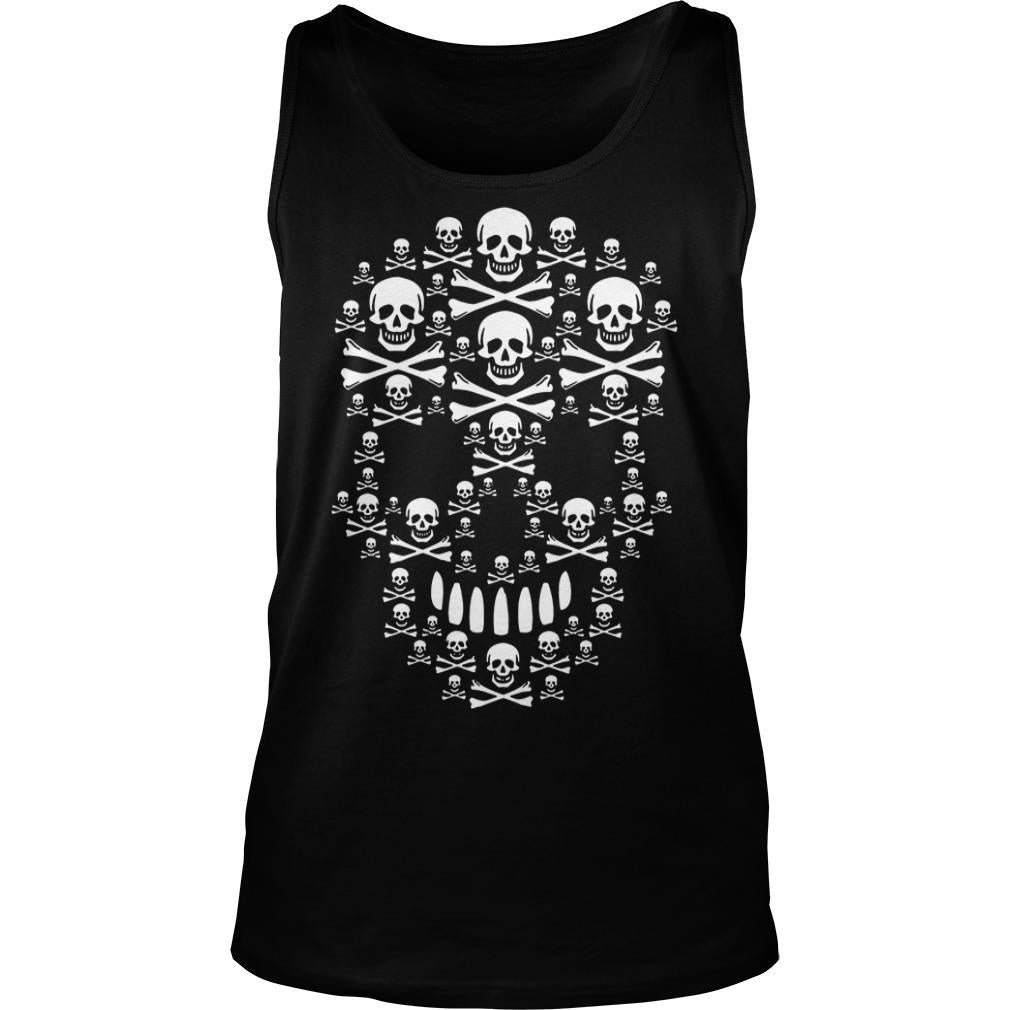 Skull Made Of Skulls - Adult & Kids T-Shirts, Sweatshirts & Hoodies apparel design preview 3