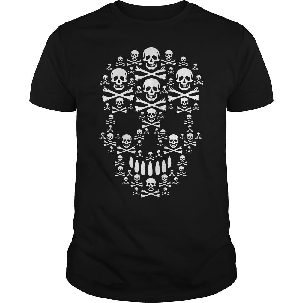 Skull Made Of Skulls - Adult & Kids T-Shirts, Sweatshirts & Hoodies apparel design preview 1