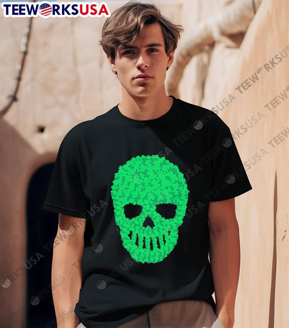 Skull Of Clovers - Adult & Kids T-Shirts, Sweatshirts & Hoodies apparel design preview 1