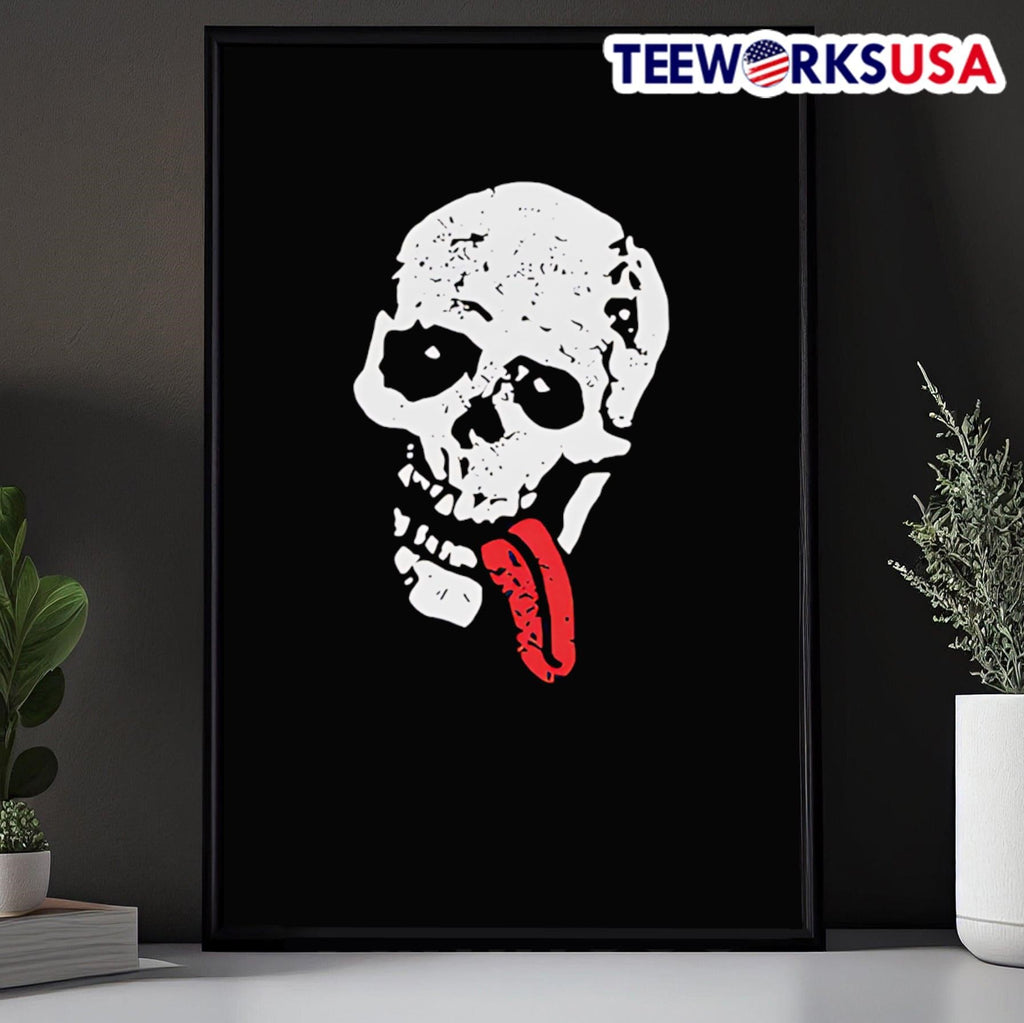 Skull with tongue - Adult & Kids T-Shirts, Sweatshirts & Hoodies apparel design preview 5