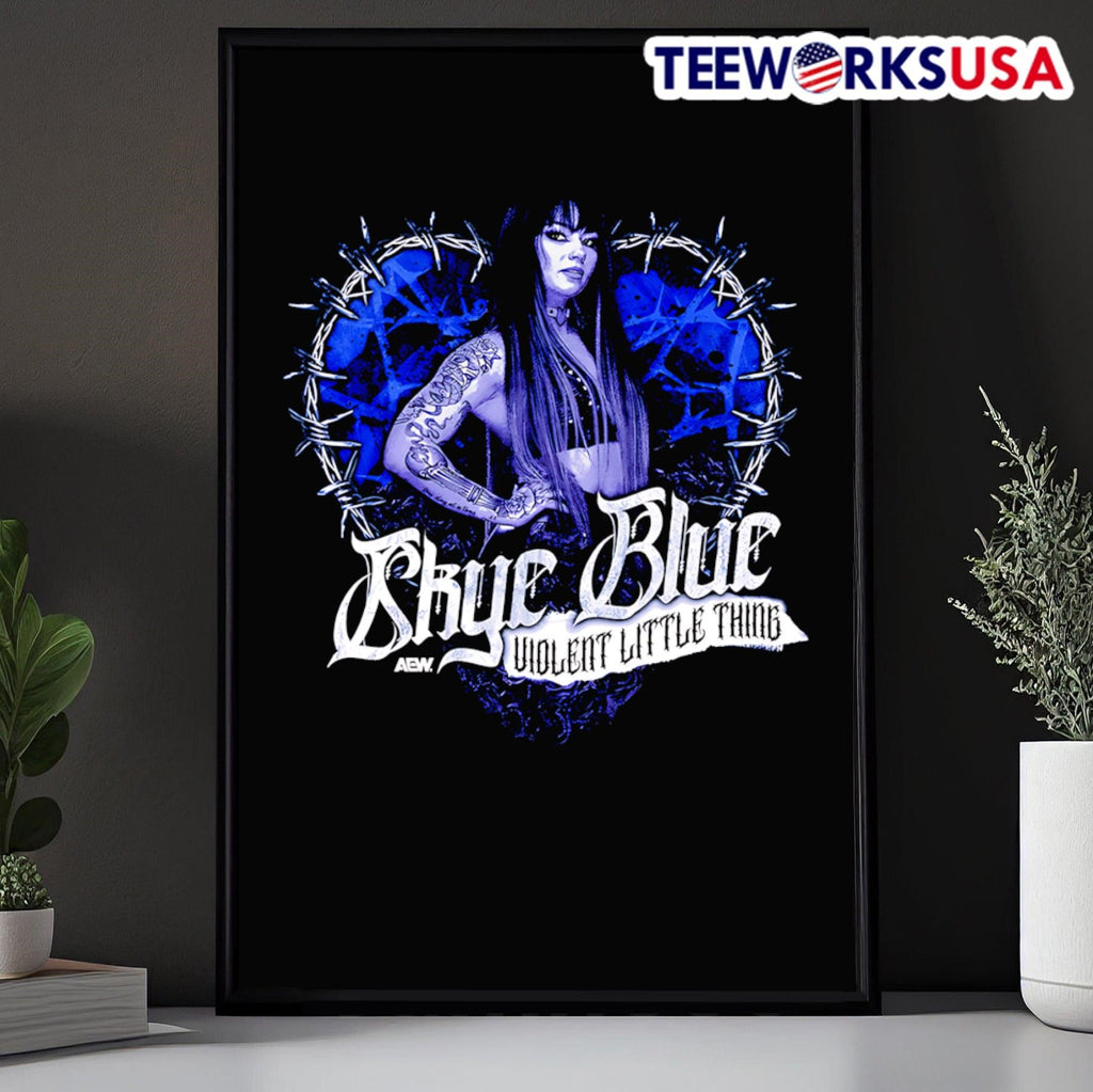 Skye Blue Violent Little Thing - Adult & Kids T-Shirts, Sweatshirts & Hoodies apparel design preview 5