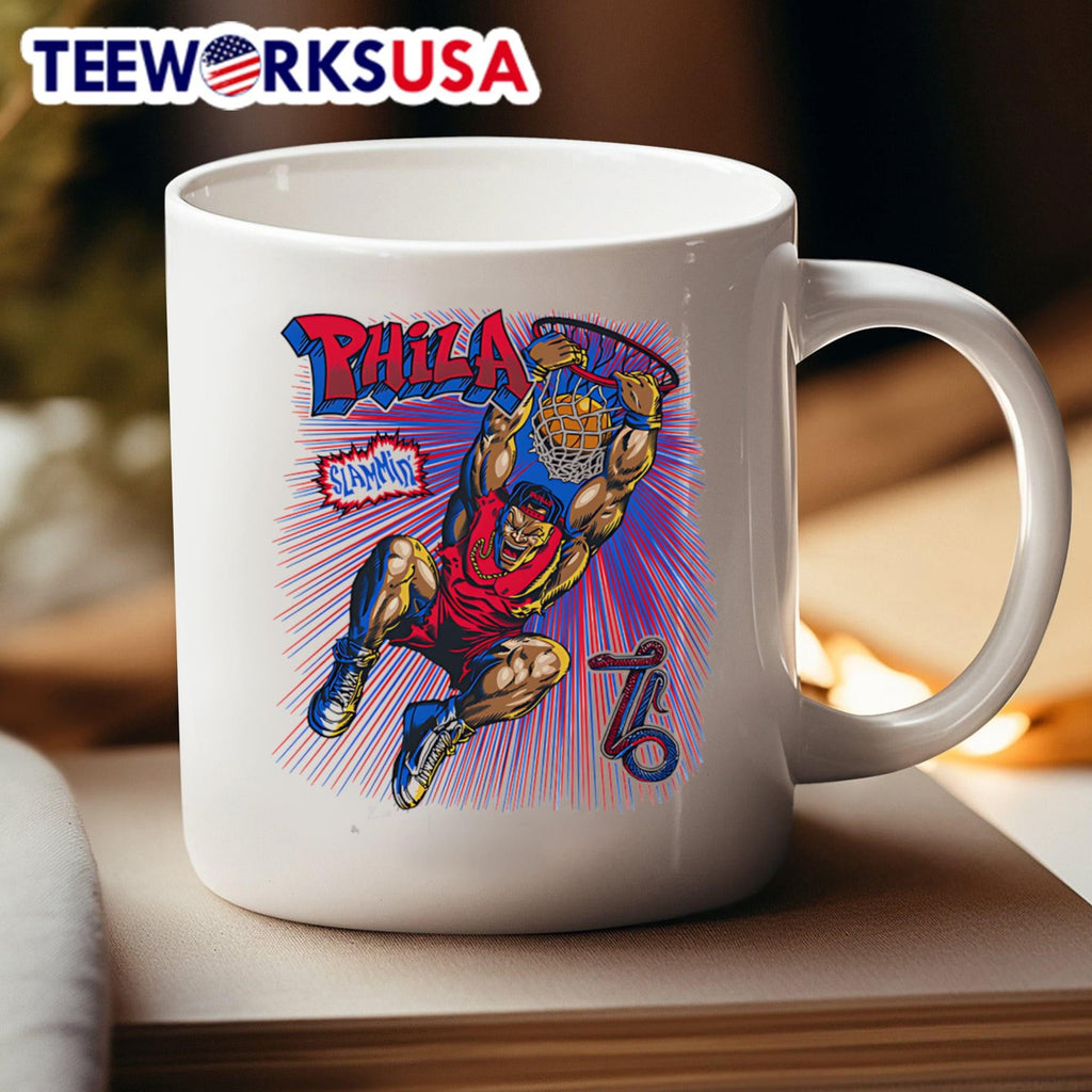 Slammin' Philadelphia 76ers - Adult & Kids T-Shirts, Sweatshirts & Hoodies apparel design preview 4