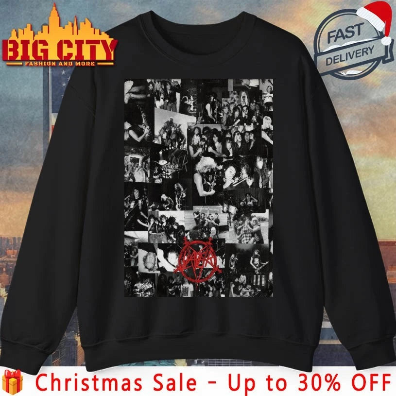 Slayer Hell Awaits Photo Collage Art Print Poster - Adult & Kids T-Shirts, Sweatshirts & Hoodies apparel design preview 4