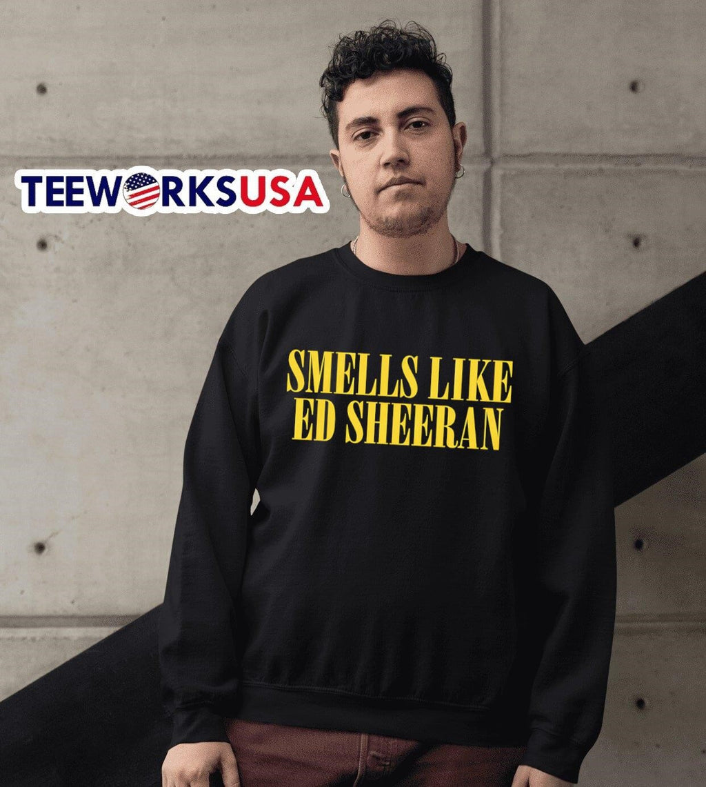 Smells like Ed Sheeran - Adult & Kids T-Shirts, Sweatshirts & Hoodies apparel design preview 6