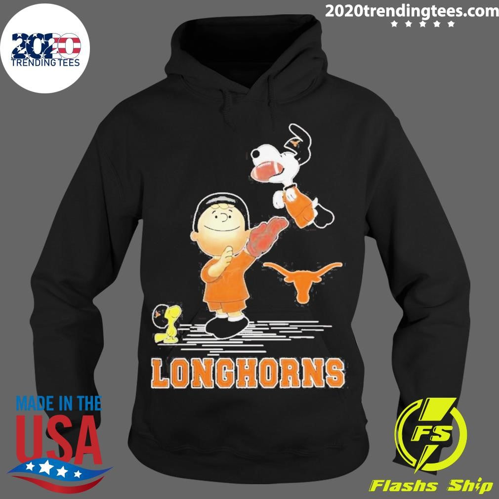 Snoopy And Woodstock Texas Longhorns The Peanuts - Adult & Kids T-Shirts, Sweatshirts & Hoodies apparel design preview 2