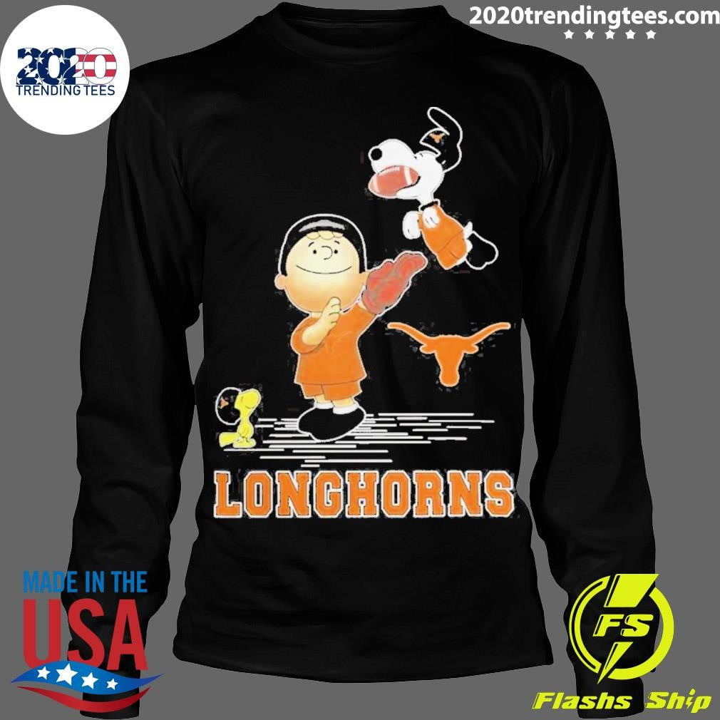 Snoopy And Woodstock Texas Longhorns The Peanuts - Adult & Kids T-Shirts, Sweatshirts & Hoodies apparel design preview 4