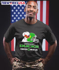 Snoopy hug Oregon Ducks forever win or lose - Adult & Kids T-Shirts, Sweatshirts & Hoodies apparel design preview 1