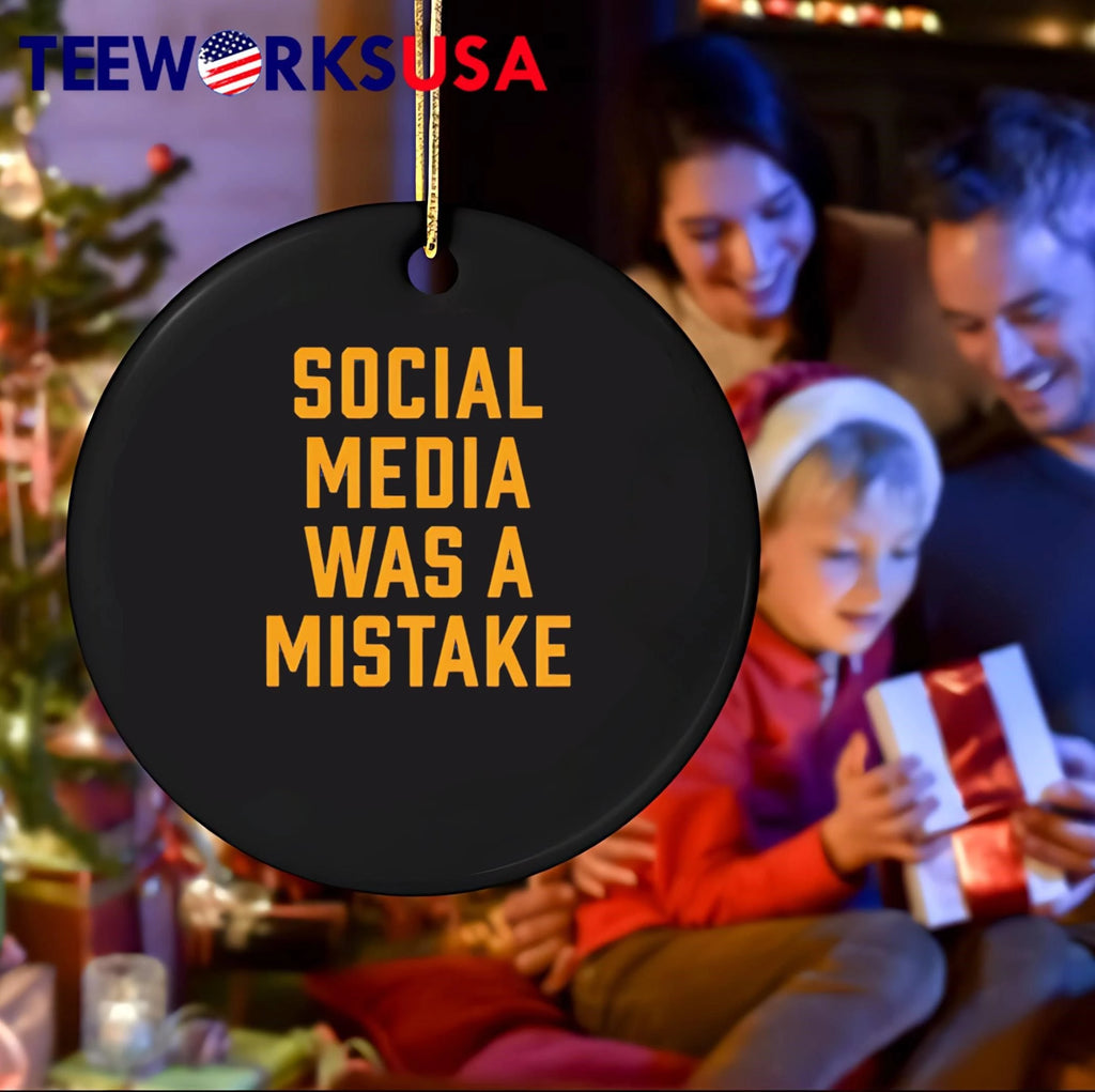 Social Media Was A Mistake - Adult & Kids T-Shirts, Sweatshirts & Hoodies apparel design preview 4