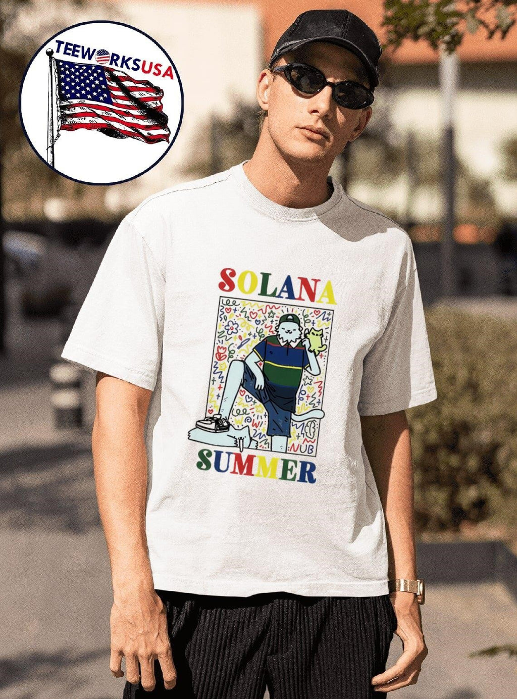 Solana Summer Nub paint - Adult & Kids T-Shirts, Sweatshirts & Hoodies apparel design preview 1