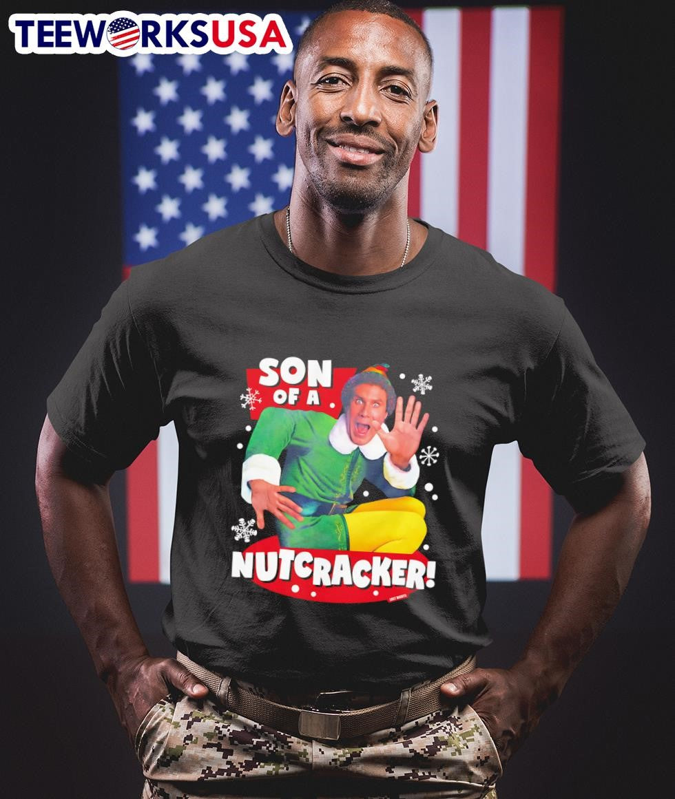 Son Of A Nutcracker Elf - Adult & Kids T-Shirts, Sweatshirts & Hoodies apparel design preview 1