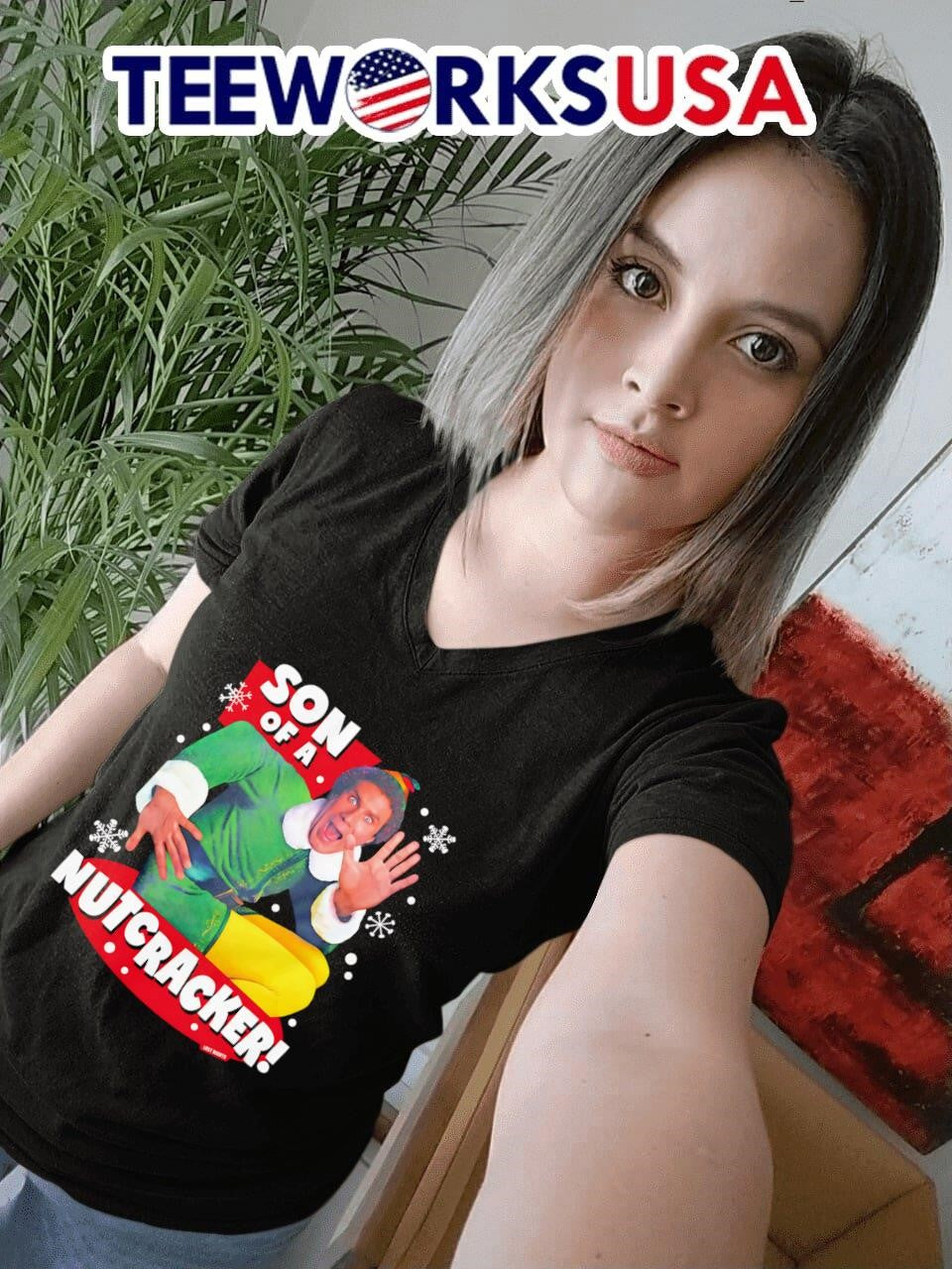 Son Of A Nutcracker Elf - Adult & Kids T-Shirts, Sweatshirts & Hoodies apparel design preview 7