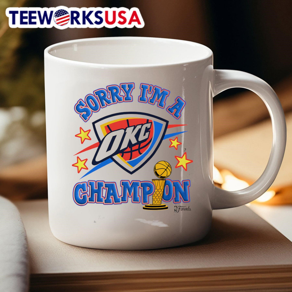 Sorry I'm a Champion Oklahoma City Thunder - Adult & Kids T-Shirts, Sweatshirts & Hoodies apparel design preview 4
