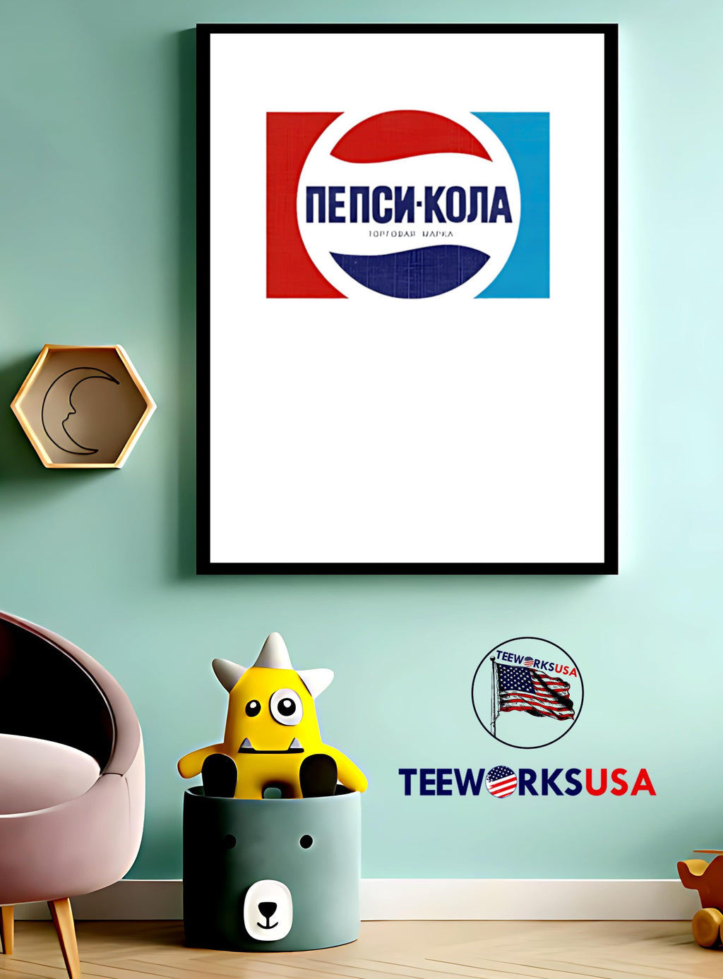 Soviet Pepsi vintage - Adult & Kids T-Shirts, Sweatshirts & Hoodies apparel design preview 3