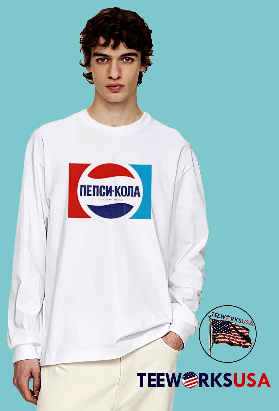 Soviet Pepsi vintage - Adult & Kids T-Shirts, Sweatshirts & Hoodies apparel design preview 4
